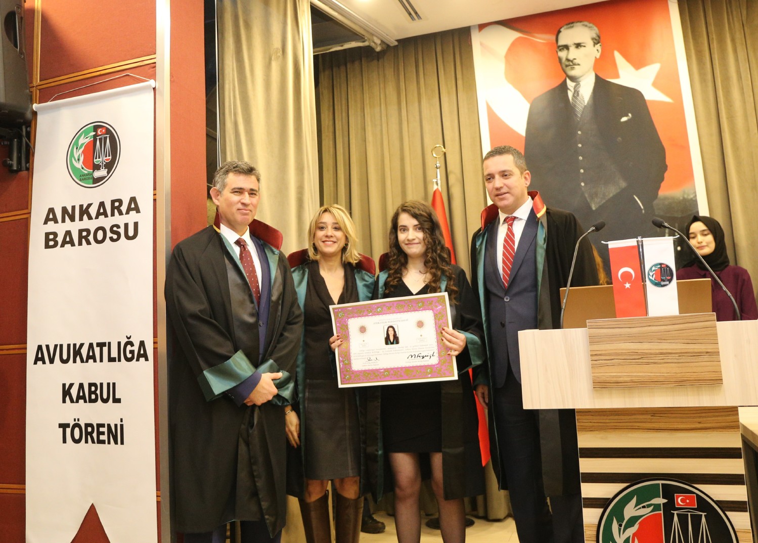 ankara barosu nda duzenlenen ruhsat
