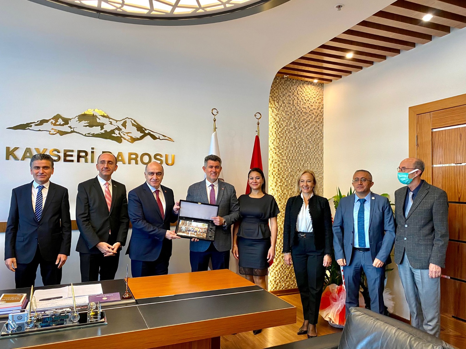 feyzioglu kayseri de baro baskani av ali kose yi ziyaret etti turkiye barolar birligi