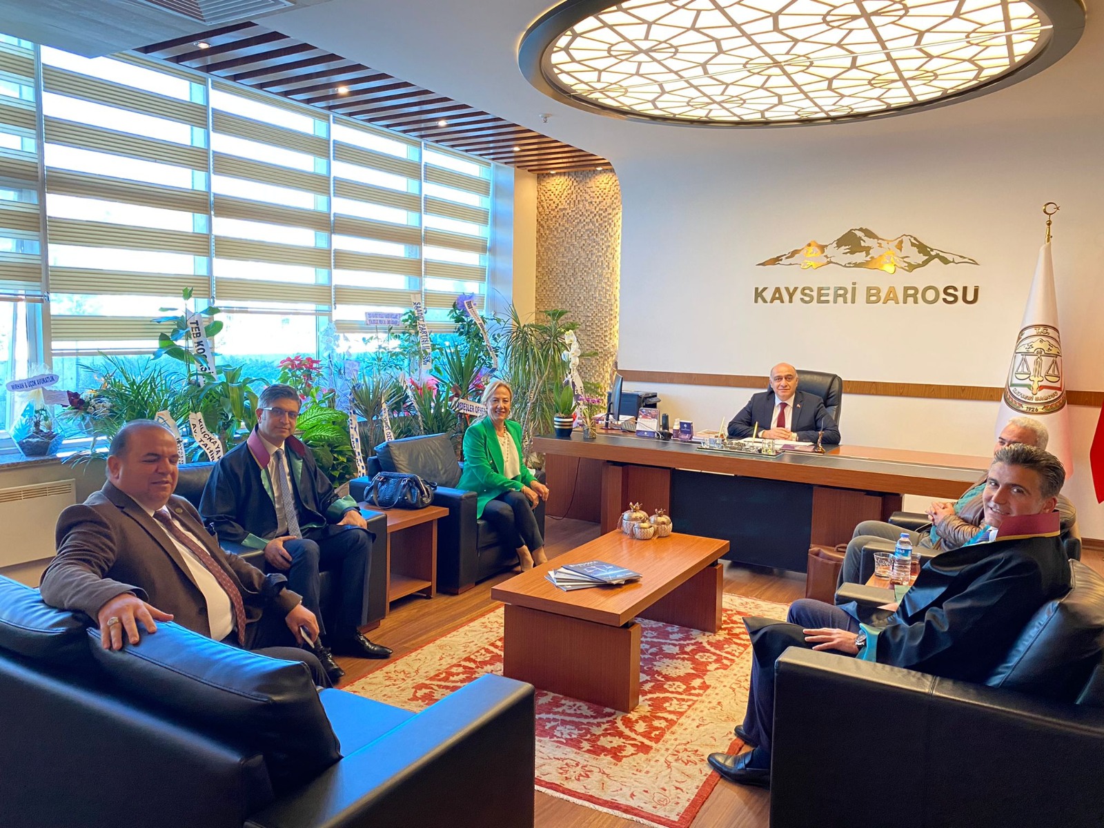 feyzioglu kayseri de baro baskani av ali kose yi ziyaret etti turkiye barolar birligi