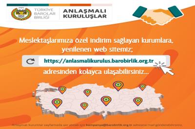 Meslektaşlarımıza özel indirim sağlayan farklı sektörlerdeki kurumlara, yenilenen web sitemiz üzerinden kolayca ulaşabilirsiniz.