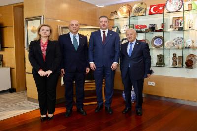 Ankara 2 Nolu Baro Başkanı ve TBB Delegelerinden TBB'ye Ziyaret