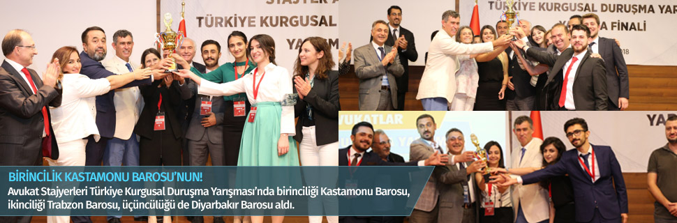 BİRİNCİLİK KASTAMONU BAROSU’NUN!