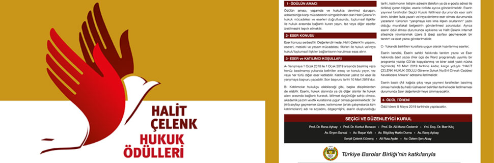 Halit Çelenk Hukuk Ödülleri