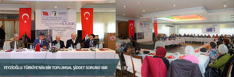 FEYZİOĞLU: TÜRKİYE’NİN BİR TOPLUMSAL ŞİDDET SORUNU VAR