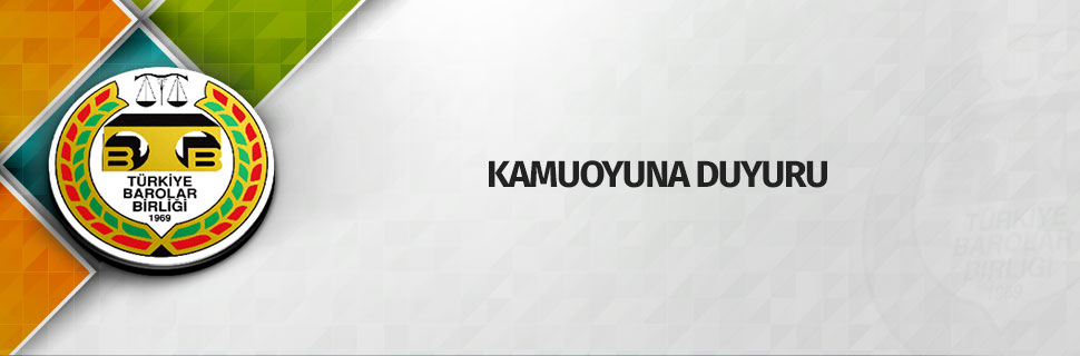 Kamuoyuna Duyuru