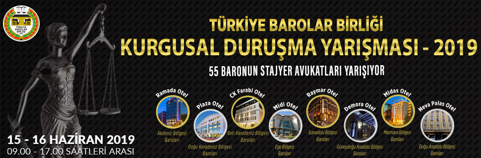 55 BARONUN STAJYER AVUKATLARI YARIŞIYOR