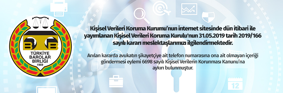 Kişisel Verileri Koruma Kurulu'nun 31.05.2019 tarih 2019/166 sayılı kararı