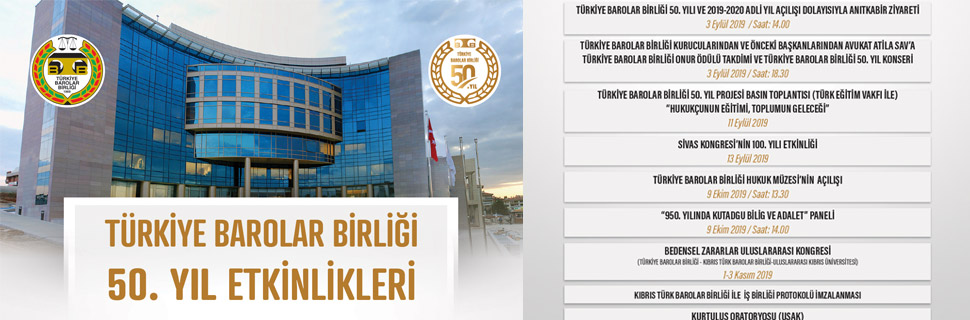 50.YIL ETKİNLİKLERİ