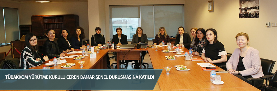TÜBAKKOM YÜRÜTME KURULU CEREN DAMAR ŞENEL DURUŞMASINA KATILDI