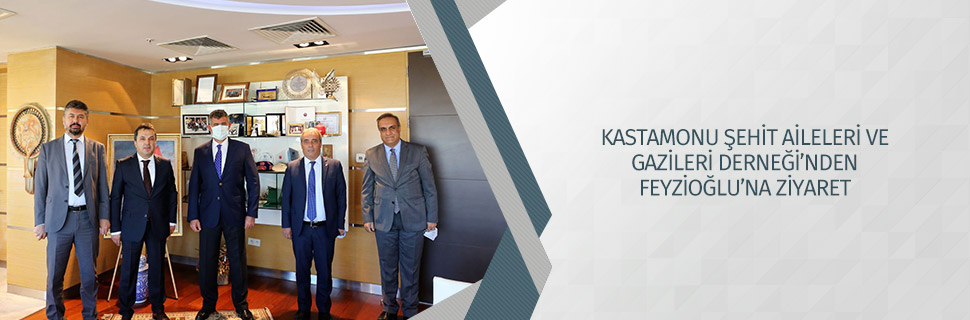 Kastamonu Şehit Aileleri ve Gazileri Derneği’nden Feyzioğlu’na ziyaret