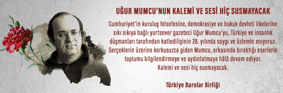 Uğur Mumcu'nun Kalemi ve Sesi Hiç Susmayacak