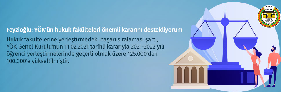 Feyzioğlu: YÖK'ün hukuk fakülteleri önemli kararını destekliyorum