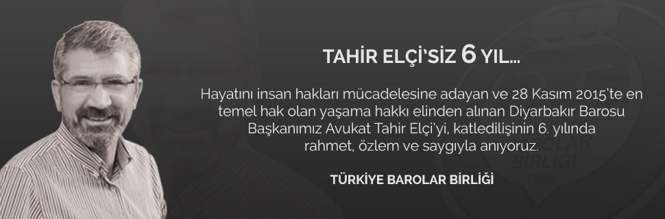 TAHİR ELÇİ'SİZ 6 YIL