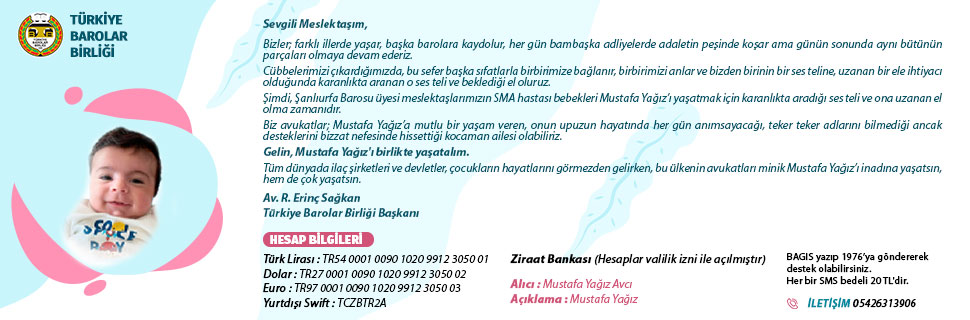 GELİN MUSTAFA YAĞIZ'I BİRLİKTE YAŞATALIM!