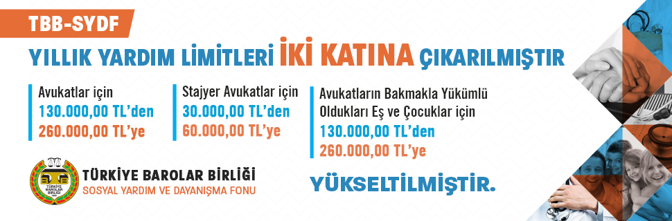 TBB-SYDF Yıllık Yardım Limitleri İki Katına Çıkarılmıştır