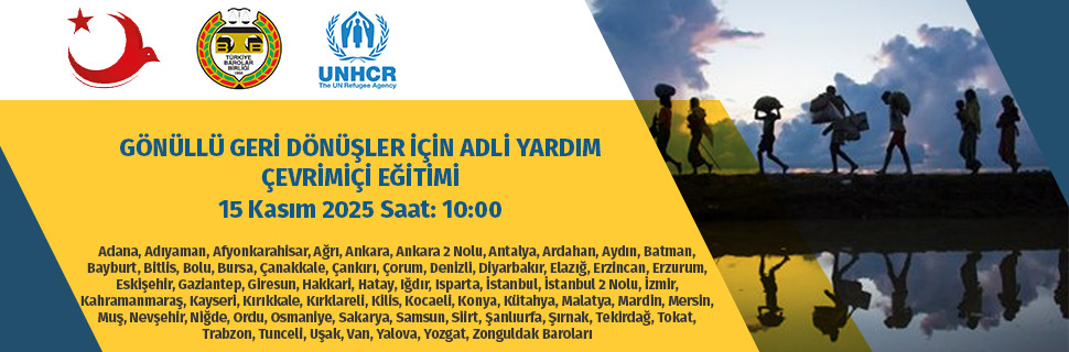 GÖNÜLLÜ GERİ DÖNÜŞLER İÇİN ADLİ YARDIM ÇEVRİMİÇİ EĞİTİMİ GÖNÜLLÜ GERİ DÖNÜŞLER İÇİN ADLİ YARDIM ÇEVRİMİÇİ EĞİTİMİ