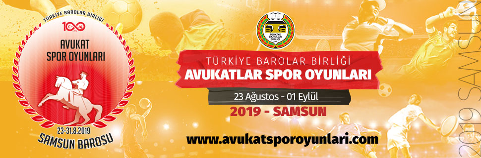 2019 Avukatlar Spor Oyunları - Samsun